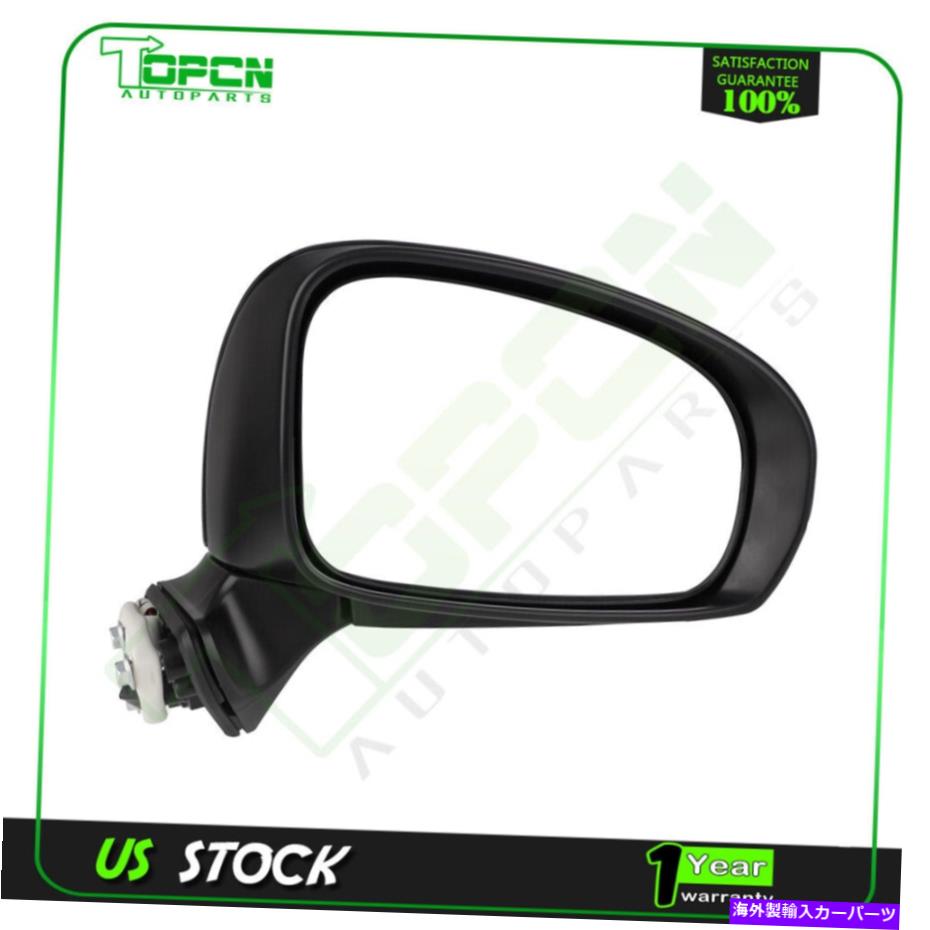 USミラー 2015-2017のドアミラーのパワーは黒ですトヨタプリウスv RH右側 Door Mirror Power Heated Black For 2015-2017 Toyota PRIUS V RH Right Side【並行輸入品】
