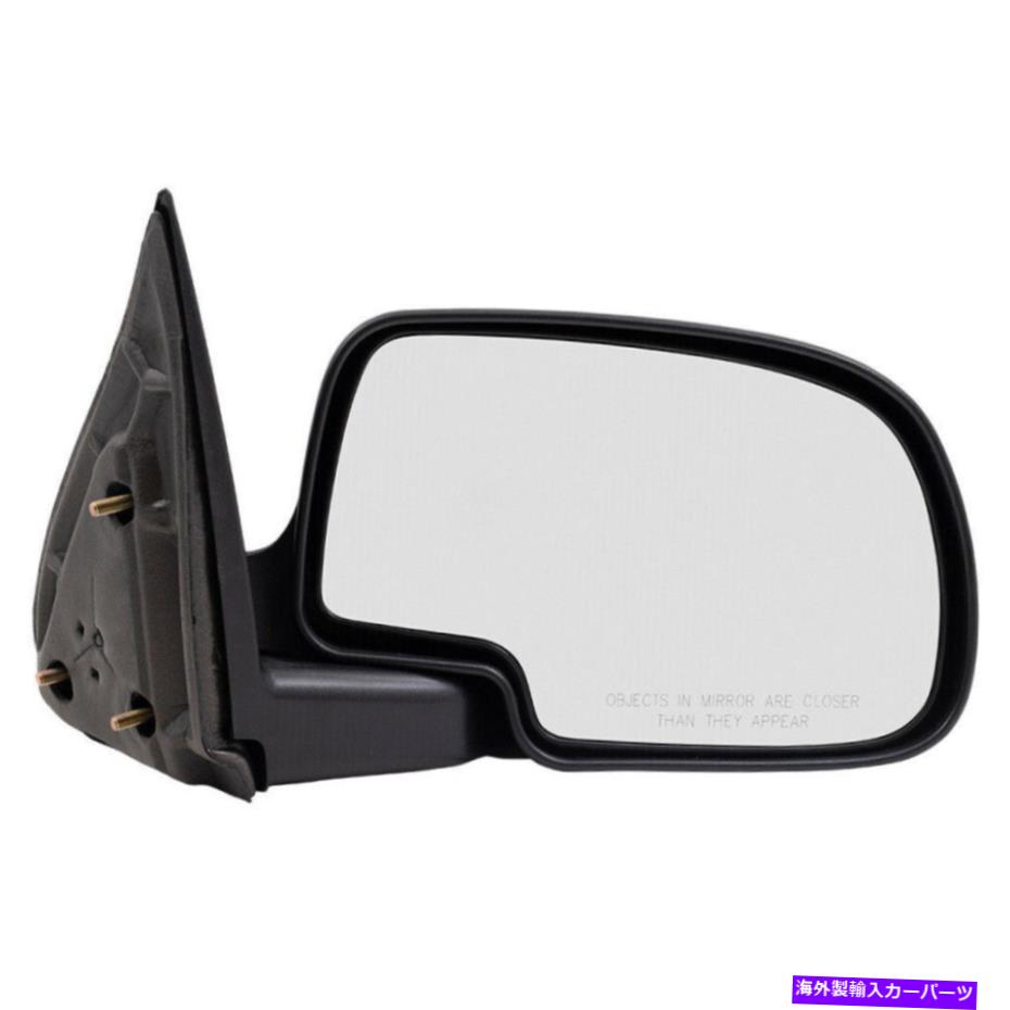 USミラー GMC Sierra 2001-2006 DOOR MIRROR PASSENGERマニュアル|黒|テクスチャー For GMC Sierra 2001-2006 Door Mirror Passenger Manual | Black | Textured【並行輸入品】