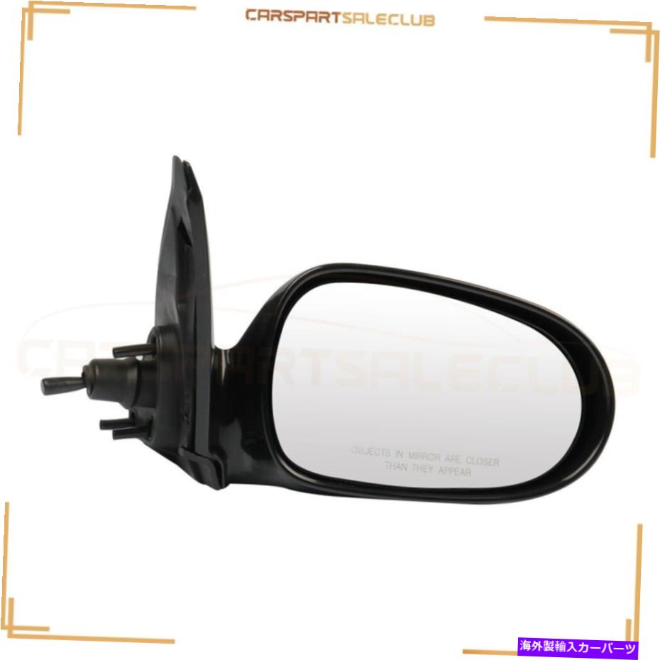 USミラー 1 x RHサイド右黒roldawayマニュアルミラーの日産セントラ2000-2006 1 X RH Side Right Black Non-Foldaway Manual Mirror For Nissan Sentra 2000-2006【並行輸入品】