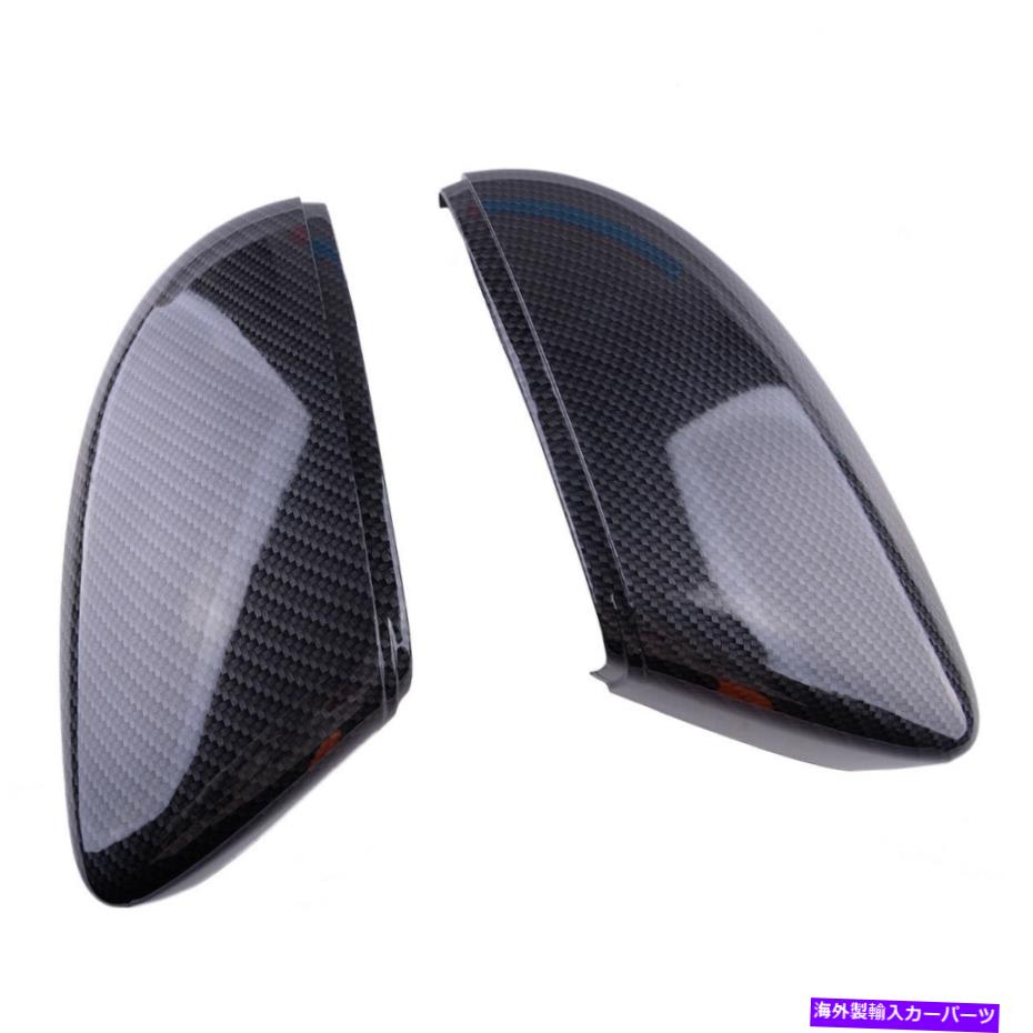 USミラー カーボンファイバースタイルサイドウィングミラーカバーカバーVWビートルジェッタパサットCCに適しています Carbon Fiber Style Side Wing Mirror Cover Case Fit For VW Beetle Jetta Passat CC【並行輸入品】