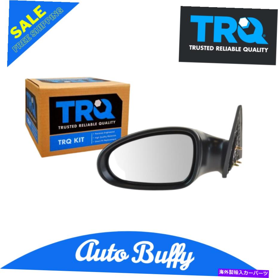 USミラー TRQブラックマニュアルビューミラー左手LHドライバー02-06日産アルティマ TRQ Black Manual Side View Mirror Left Hand LH Driver For 02-06 Nissan Altima【並行輸入品】