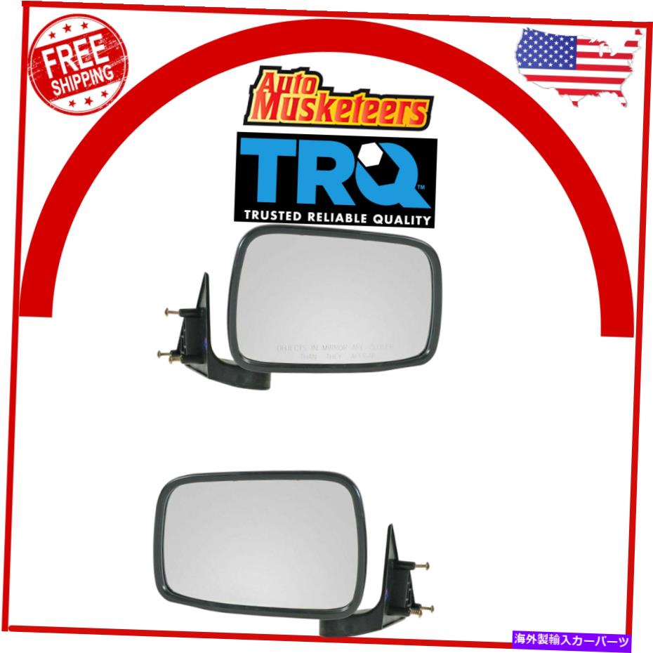 USミラー 折りたたみマニュアルサイドビューミラー86-93マツダBシリーズピックアップトラック用にセット Folding Manual Side View Mirrors Pair Set for 86-93 Mazda B Series Pickup Truck【並行輸入品】