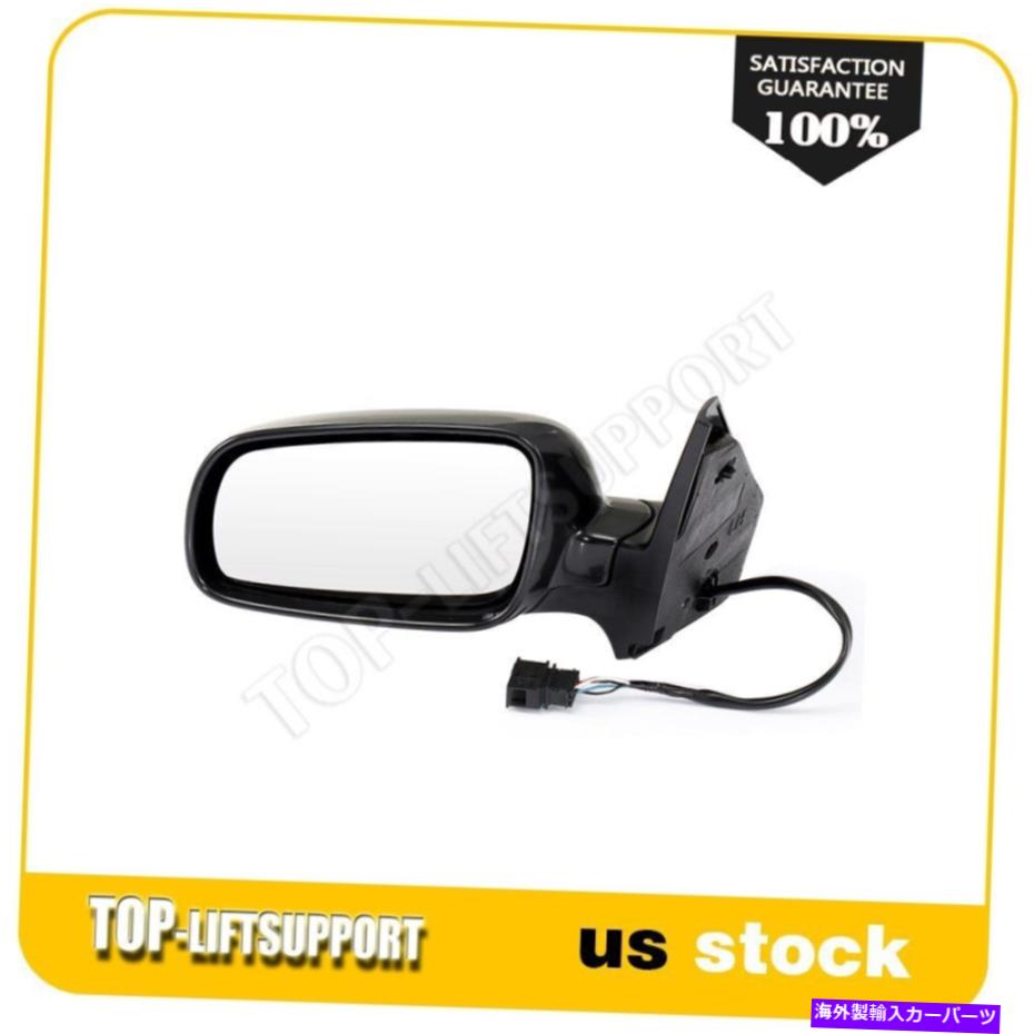 USミラー 97-07フォルクスワーゲンゴルフIVジェッタパワーヒートマニュアル左サイドミラーブラック For 97-07 Volkswagen Golf IV Jetta Power Heated Manual Left Side Mirror Black【並行輸入品】
