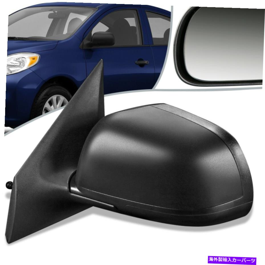 USミラー フィット12-15日産Versa oe Styleマニュアルサイドビュードアミラー左/LH NI1320226 Fit 12-15 Nissan Versa OE Style Manual Side View Door Mirror Left/LH NI1320226【並行輸入品】