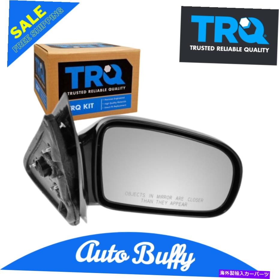 USミラー 95-05のためのTRQブラックマニュアルミラーRHパッセンジャー2ドアクーペ2ドアクーペ TRQ Black Manual Mirror RH Passenger for 95-05 Cavalier Sunfire 2 Door Coupe【並行輸入品】