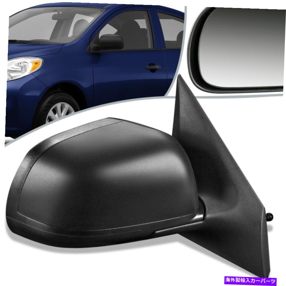 USミラー フィット12-15日産Versa oe Styleマニュアルサイドビュードアミラー右/RH NI1321226 Fit 12-15 Nissan Versa OE Style Manual Side View Door Mirror Right/RH NI1321226【並行輸入品】