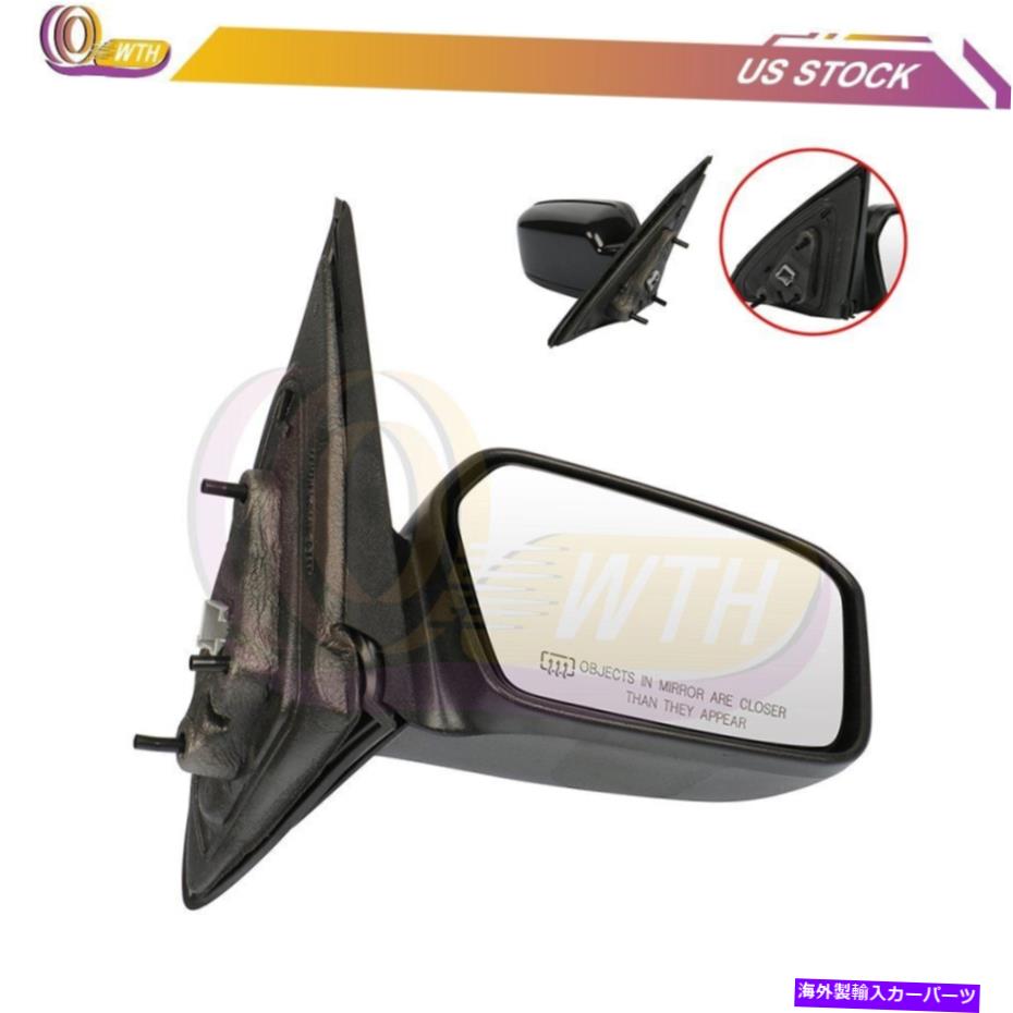 USミラー 2006-2012 Ford/Mercury/Lincoln Black Smoothのパワー加熱鏡 Power Heated Mirror For 2006-2012 Ford/Mercury/Lincoln Black Smooth Unfold Right【並行輸入品】