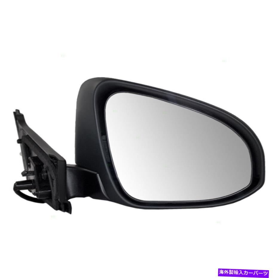USミラー 12-14のトヨタヤリス87910-0DA90の乗客パワーサイドビューミラーテクスチャー Passengers Power Side View Mirror Textured for 12-14 Toyota Yaris 87910-0DA90【並行輸入品】