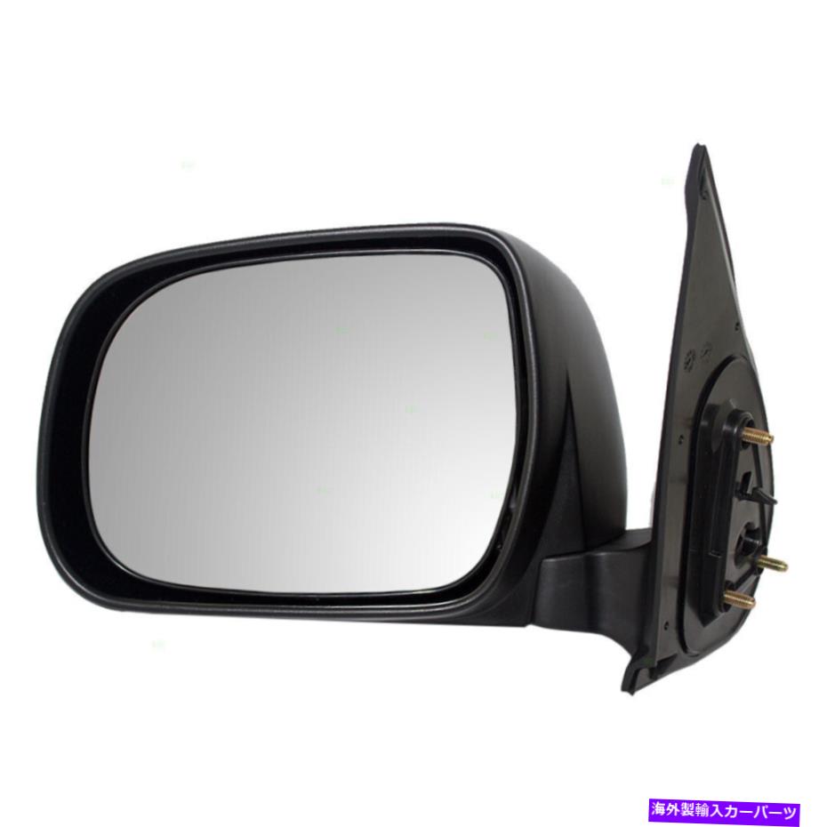 USミラー トヨタタコマトラック05-11ドライバーサイドビューマニュアルテクスチャミラーアセンブリ Fits Toyota Tacoma Truck 05-11 Drivers Side View Manual Textured Mirror Assembly【並行輸入品】