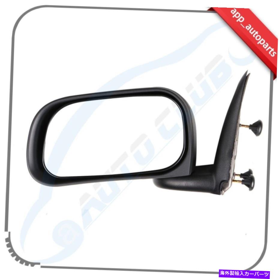 USミラー ドライバーサイドミラー2005-2011 Dodge Dakotaの左Exterior Blackマニュアル折りたたみ Driver Side Mirror Left Exterior Black Manual Folding For 2005-2011 Dodge Dakota【並行輸入品】