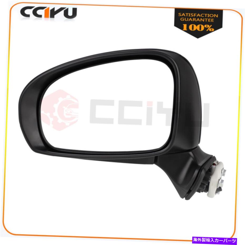 USミラー 2015年から2017年のトヨタプリウスVの交換ミラーパワー左サイドLHブラック Replacement Mirror Power Heated Left Side LH Black For 2015-2017 Toyota PRIUS V【並行輸入品】