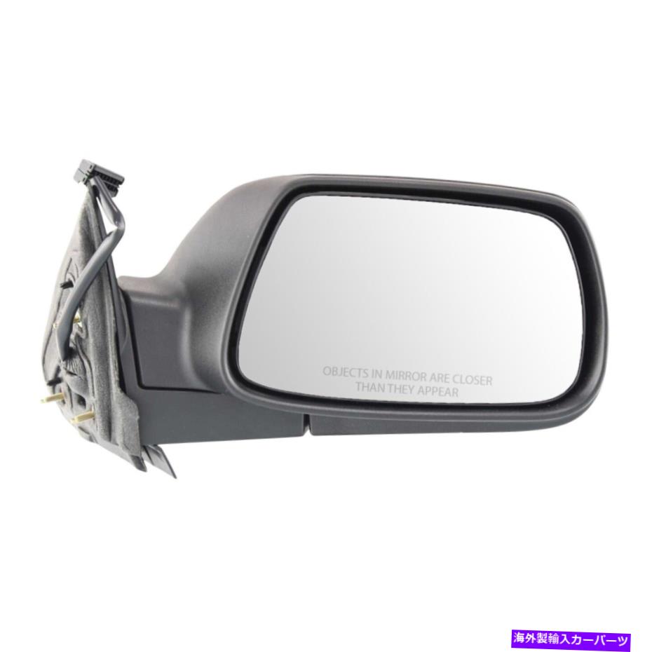 USミラー 2005年から2010年のパワーミラー Power Mirror For 2005-2010 Jeep Grand Cherokee Passenger Side Textured Black【並行輸入品】
