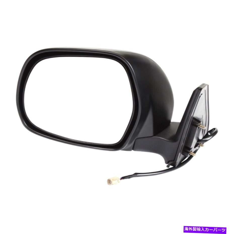 USミラー 2003年から2009年のパワーミラートヨタ4ランナードライバーサイドテクスチャブラック Power Mirror For 2003-2009 Toyota 4Runner Driver Side Textured Black【並行輸入品】