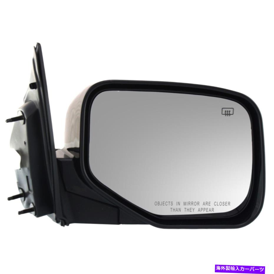 USミラー 2006-2014のパワーミラーホンダリッジライン乗客側の加熱塗装可能 Power Mirror For 2006-2014 Honda Ridgeline Passenger Side Heated Paintable【並行輸入品】