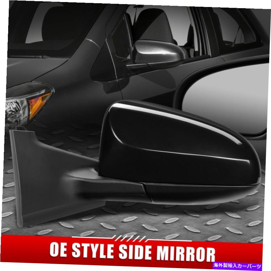 USミラー 15-18のトヨタヤリスOEスタイルのパワー調整ドライバー左側のドアミラー FOR 15-18 TOYOTA YARIS OE STYLE POWERED ADJUSTMENT DRIVER LEFT SIDE DOOR MIRROR【並行輸入品】