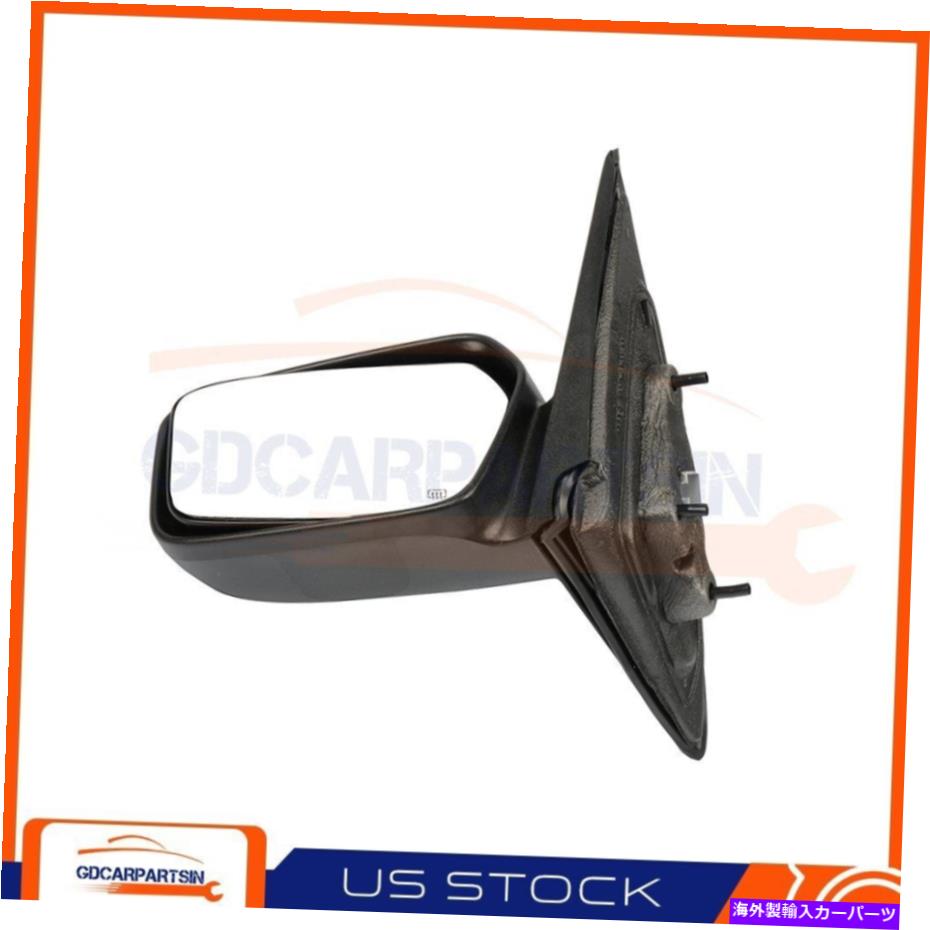 USミラー 2006-2012 Ford Fusion Black Smooth Housing Mirror Driver Sideに加熱される電力 Power Heated For 2006-2012 Ford Fusion Black Smooth Housing Mirror Driver Side【並行輸入品】