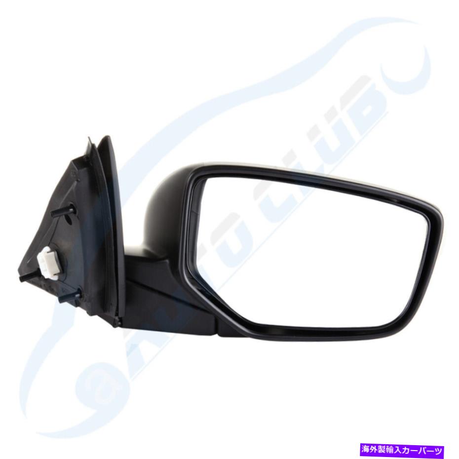 USミラー 08-12ホンダアコードセダンの右パワーブラックスムースサイドミラーマニュアル折りたたみ Right Power Black Smooth Side Mirror Manual Folding For 08-12 Honda Accord Sedan【並行輸入品】