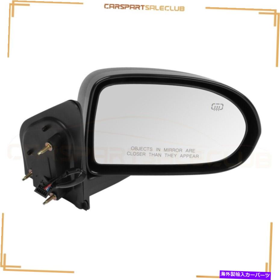 USミラー ジープコンパスのための1 x RHサイドブラックフォルフォーパワーヒートミラー2007-2013 1 X RH Side Black Foldaway Power Heated Mirror For Jeep Compass 2007-2013【並行輸入品】