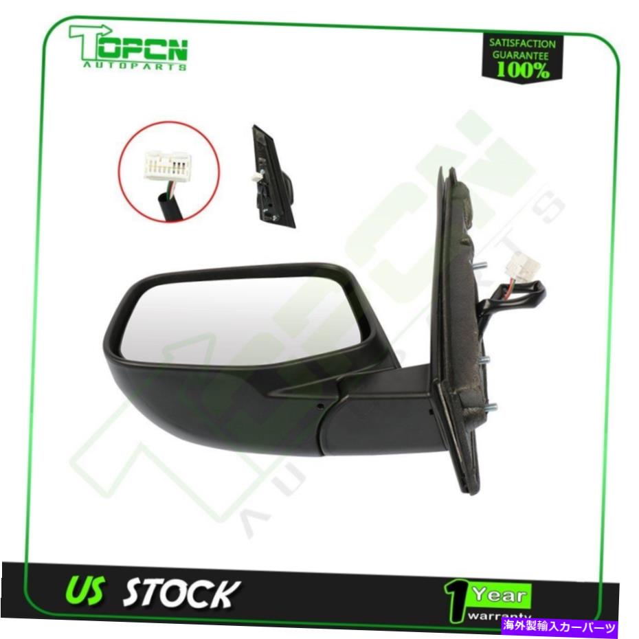 USミラー パワーマニュアルフォールドLHサイドミラー2011-2013ホンダオデッセイブラック76250TK8A01 Power Manual Fold LH Side Mirror For 2011-2013 Honda Odyssey Black 76250TK8A01【並行輸入品】
