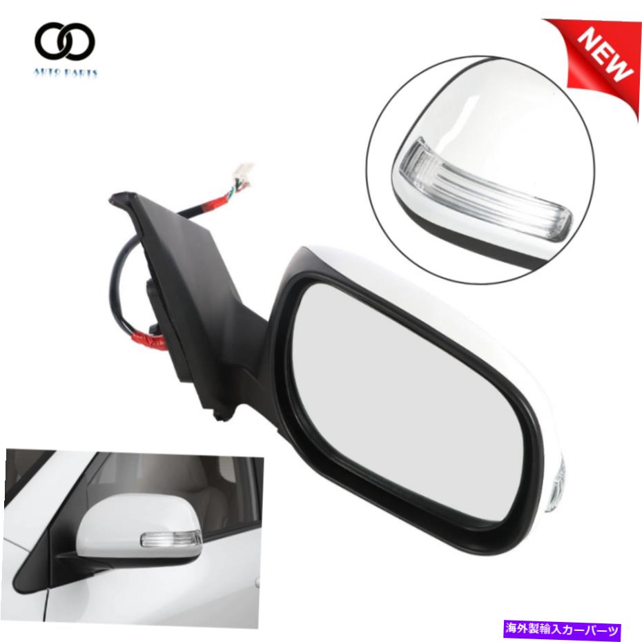 USミラー 右側のビュードアミラーシグナルライト2012年のトヨタラブ4にフィットします Right Side View Door Mirror Signal Light Heated White Fit For 2012 Toyota RAV4【並行輸入品】