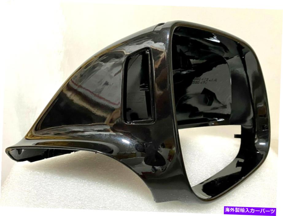 USミラー ＃54黒い右旅客サイドミラーカバーフィットアウディQ7 10-15 Q5 #54 BLACK RIGHT PASSENGER SIDE MIRROR COVER FIT AUDI Q7 10-15 with blind spot q5【並行輸入品】
