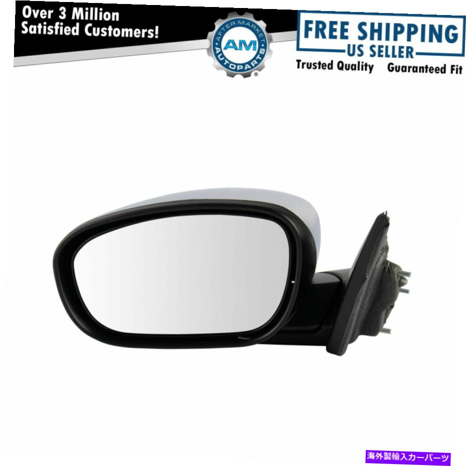 USミラー ミラーパワーマニュアル折りたたみクロムlhクライスラーダッジのための左ドライバー側 Mirror Power Heat Manual Folding Chrome LH Left Driver Side for Chrysler Dodge【並行輸入品】