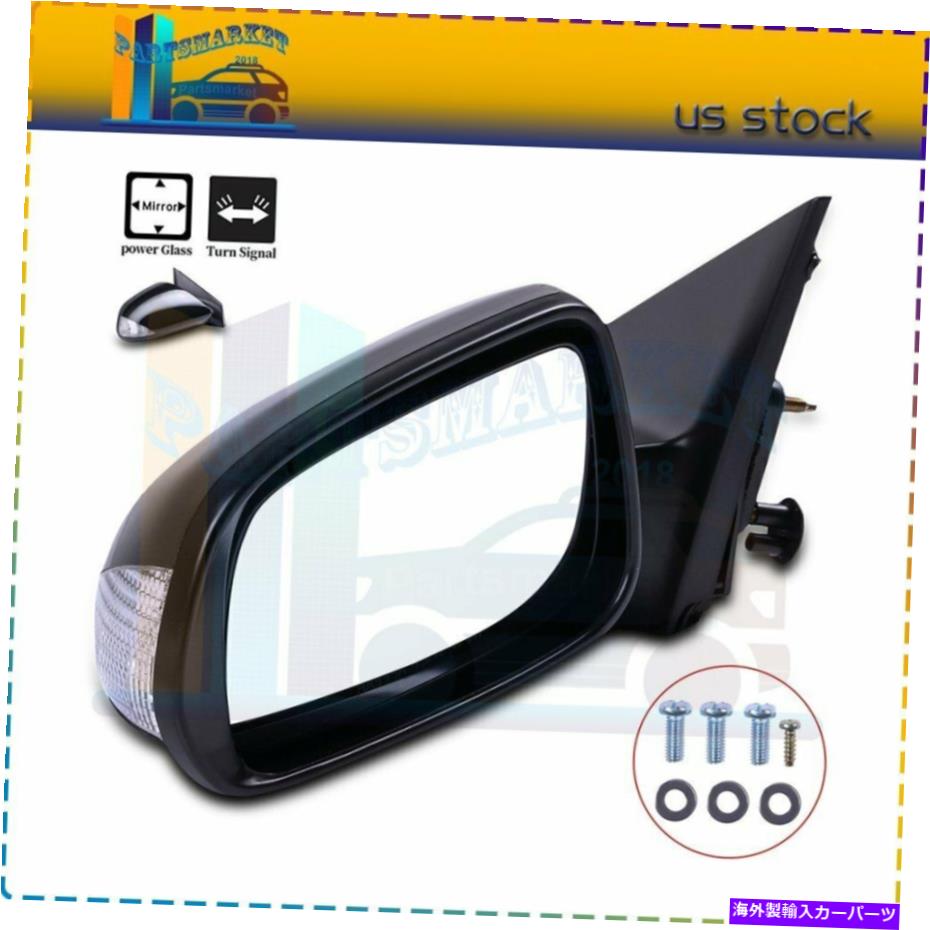 USミラー 2005-2010 SCION TCパワーサイドビュードアミラーW/ Turn Signal Driver Left LH For 2005-2010 Scion Tc Power Side View Door Mirror W/ Turn Signal Driver Left Lh【並行輸入品】