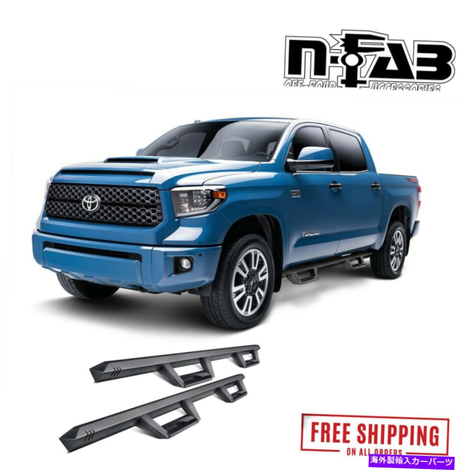 Nerf Bar n-fab epyxキャブの長さテクスチャナーフバーは2007-2021トヨタツンドラクルーマックスに適合します N-Fab EPYX Cab Length Textured Nerf Bars Fits 2007-2021 Toyota Tundra CrewMax【並行輸入品】｜Us Custom Parts Shop USDM