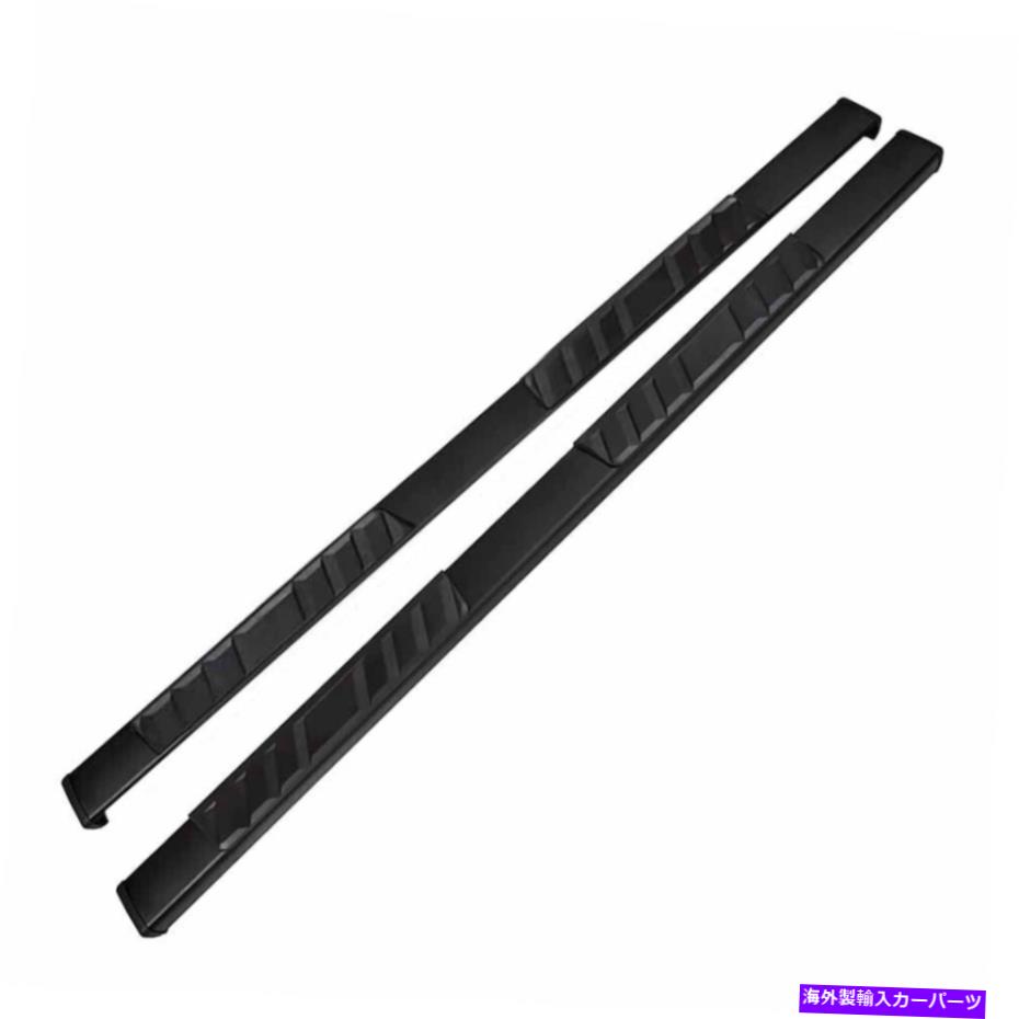 Nerf Bar ブラックチタン4インラペゾイドw/2パッドステップnerf bar for 09-19 RAM 1500 ext Cab Black Titanium 4in Trapezoidal w/2 Pads Step Nerf Bar for 09-19 Ram 1500 Ext Cab【並行輸入品】
