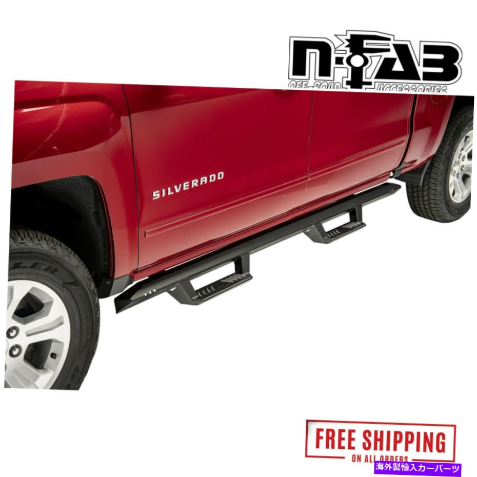 Nerf Bar n-fab epyxキャブの長さテクスチャブラックナーフバー2017-2021 Ford SD Supercrews N-Fab EPYX Cab Length Textured Black Nerf Bars 2017-2021 Ford SD SuperCrew【並行輸入品】