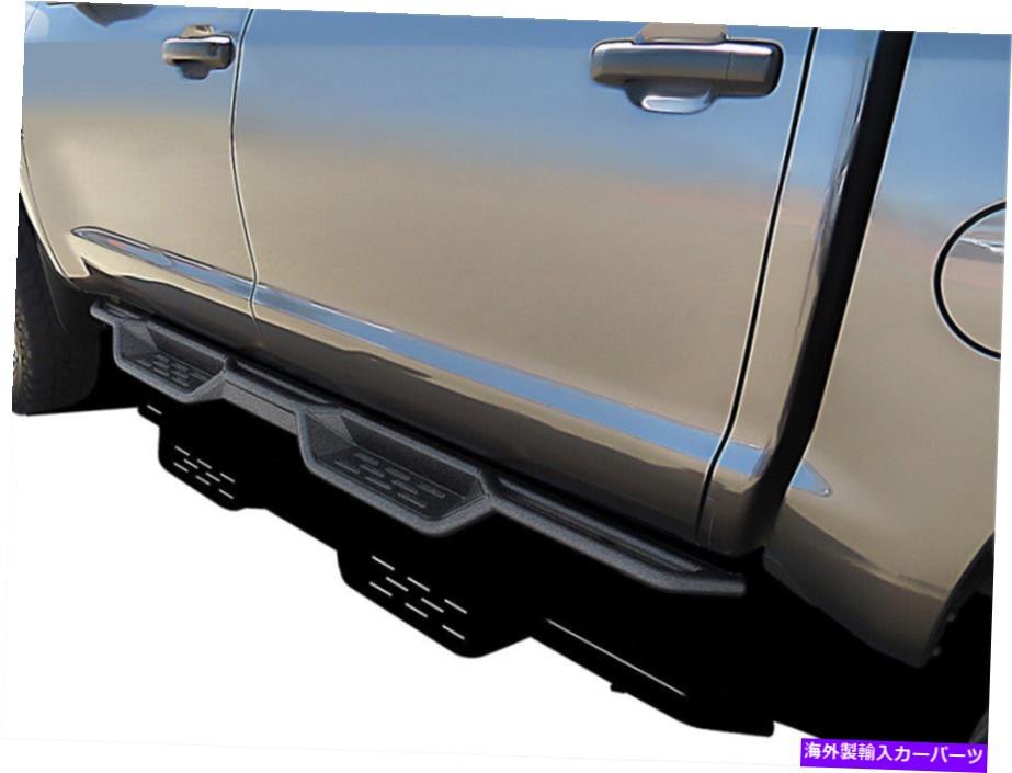 Nerf Bar 07-21トヨタツンドラクルーマックスキャブのブラックサイドステップナーフバー Black Side Step Nerf Bars For 07-21 Toyota Tundra CrewMax Cab【並行輸入品】｜Us Custom Parts Shop USDM