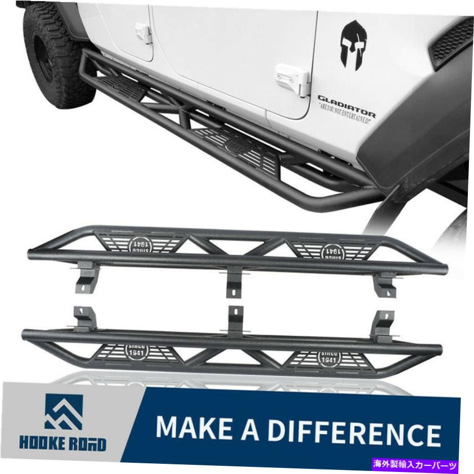 Nerf Bar フックロードブラックランニングボードサイドステップジープグラディエーターJT 20-22のためのnerfバー Hooke Road Black Running Boards Side Step Nerf Bars For Jeep Gladiator JT 20-22【並行輸入品】｜Us Custom Parts Shop USDM