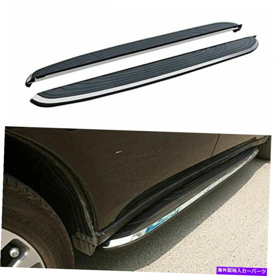 Nerf Bar 固定ドアサイドステップランニングボードNERFバーフィットホンダリッジライン2017-2020 Fixed Door Side Step Running Board Nerf Bar Fits for Honda Ridgeline 2017-2020【並行輸入品】