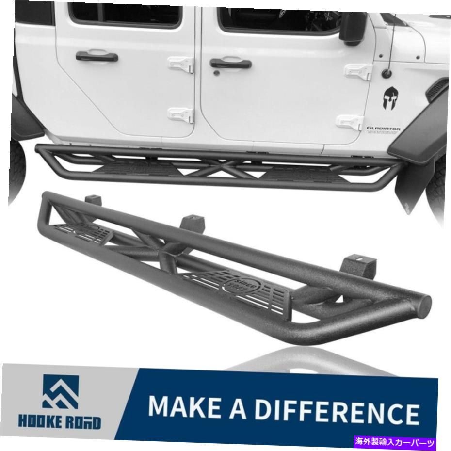 Nerf Bar Hooke Road Steel Wide Drop Bar Side Step Tubular for 2020-2022 Jeep Gladiator JT Hooke Road Steel Wide Drop Bar Side Step Tubular for 2020-2022 Jeep Gladiator JT【並行輸入品】