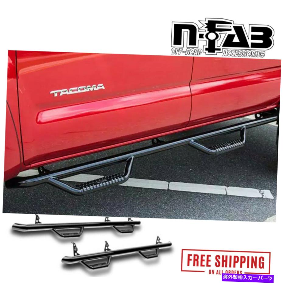 Nerf Bar n-fabキャブの長さnerf barテクスチャブラック15-16シルバラードシエラHDクルワブ N-Fab Cab Length Nerf Bar Textured Black 15-16 Silverado Sierra HD Crewab【並行輸入品】｜Us Custom Parts Shop USDM
