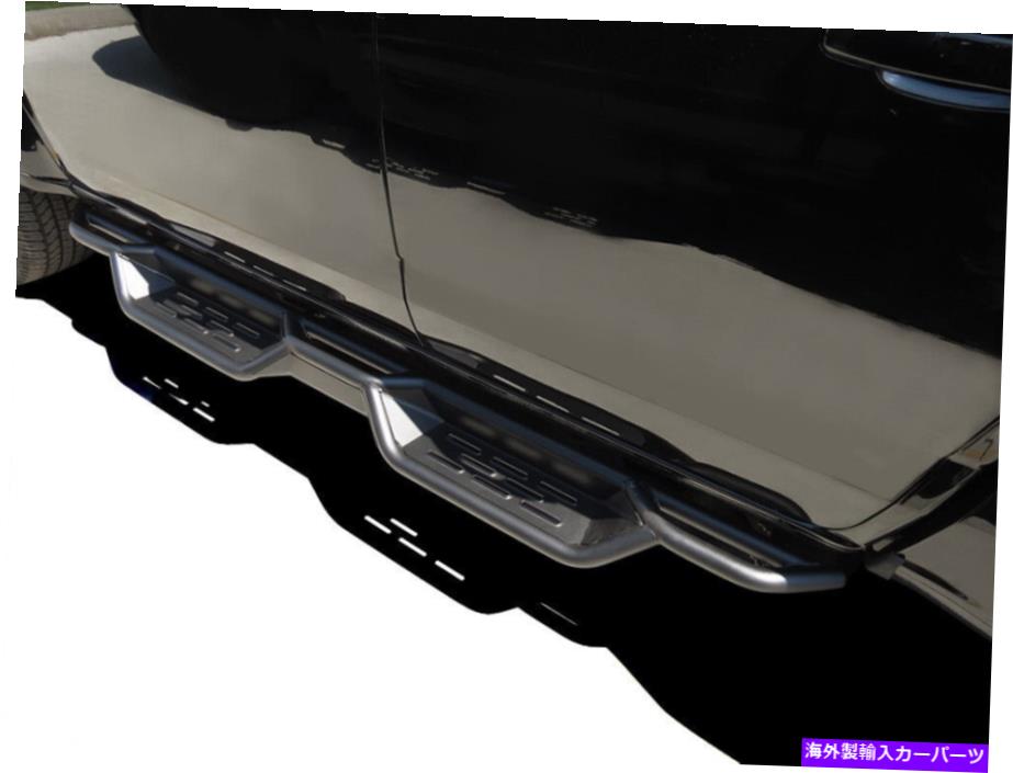 Nerf Bar 15-22シボレーコロラドGMCキャニオンクルーキャブ用のブラックサイドステップナーフバー Black Side Step Nerf Bars For 15-22 Chevy Colorado GMC Canyon Crew Cab【並行輸入品】｜Us Custom Parts Shop USDM