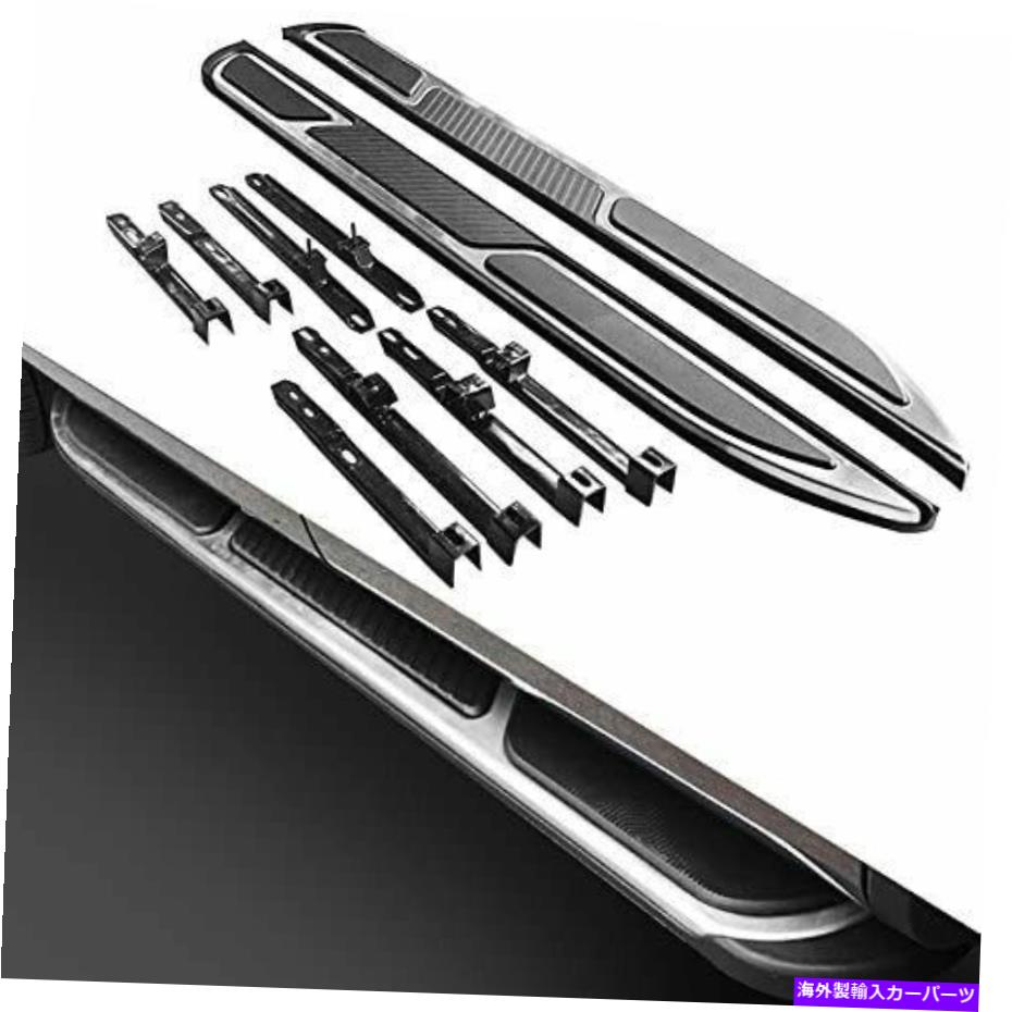 Nerf Bar ランニングボードドアサイドステップVWフォルクスワーゲントゥアレグ2011-2018のランニング Running Board Door Side Step Nerf Bar Fits for VW Volkswagen Touareg 2011-2018【並行輸入品】