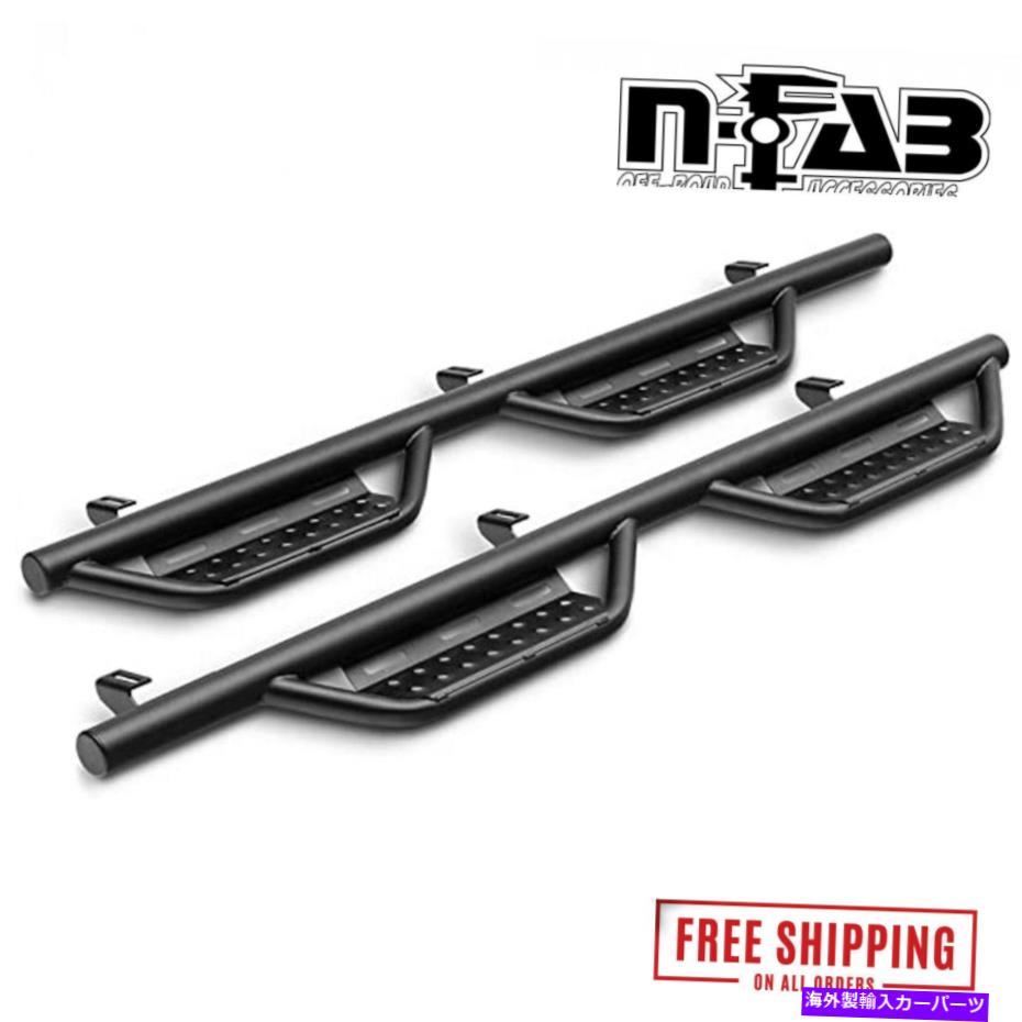 Nerf Bar n-fab rs 2018-2022ジープラングラーJLの黒いフルレングスナーフステップ N-Fab RS Textured Black Full Length Nerf Steps For 2018-2022 Jeep Wrangler JL【並行輸入品】｜Us Custom Parts Shop USDM