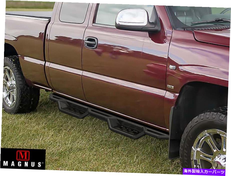Nerf Bar 99-07のブラックナーフバーステップシルバラードシエラエクステンデッドキャブ Black Nerf Bar Steps For 99-07 Silverado Sierra Extended Cab【並行輸入品】｜Us Custom Parts Shop USDM