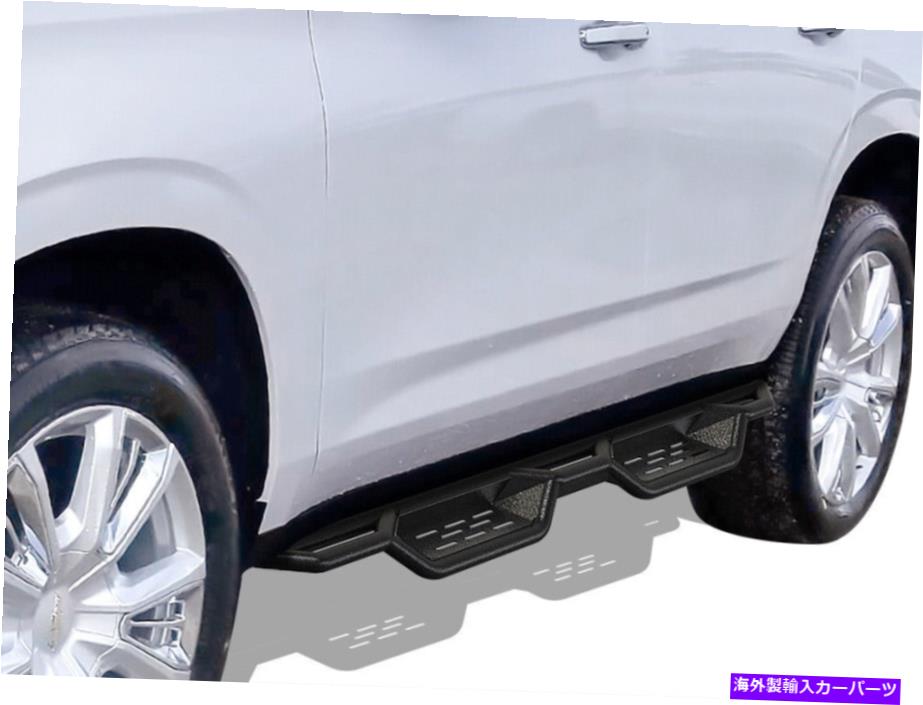 Nerf Bar 21-22シボレータホGMCユーコンのブラックサイドステップナーフバー Black Side Step Nerf Bars For 21-22 Chevy Tahoe GMC Yukon【並行輸入品】