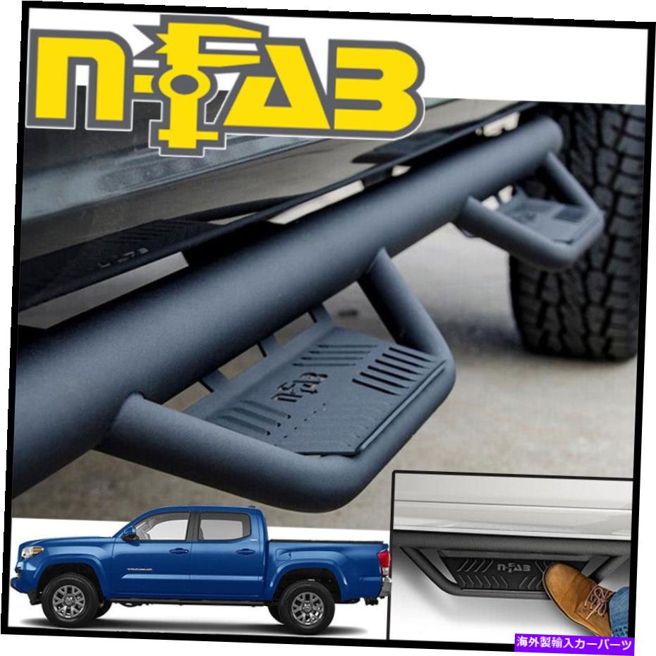 Nerf Bar n-fab nerf bars podium lg step barsフィット2005-2021トヨタタコマダブルキャブ N-FAB Nerf Bars Podium LG Step Bars fits 2005-2021 Toyota Tacoma Double Cab【並行輸入品】