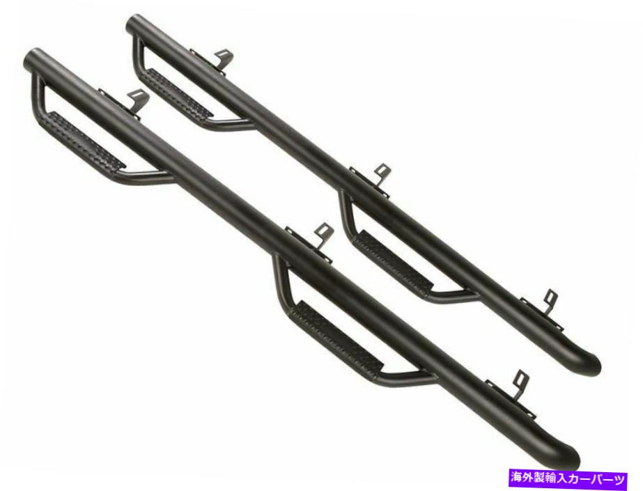 Nerf Bar 2020年のジープグラディエーターJTの頑丈なリッジスパルタンナーフバーブラック Rugged Ridge Spartan Nerf Bar Black for 2020 Jeep Gladiator JT【並行輸入品】