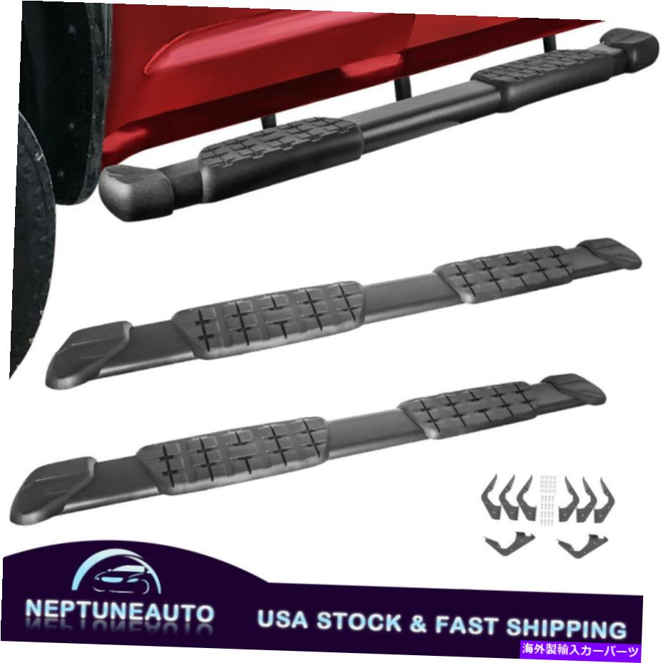 Nerf Bar 07-19のサイドボードNERFバーを実行する2つのステップトヨタツンドラダブルキャブ2PCS Two steps Running Side Board Nerf Bar For 07-19 Toyota Tundra Double Cab 2pcs【並行輸入品】