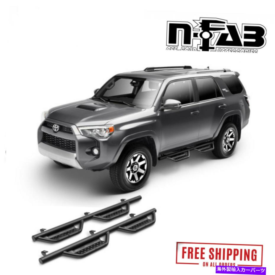 Nerf Bar n-fab rs 10-21トヨタ4runner non limited for 10-21のためのテクスチャブラックキャブの長さnerf bar N-Fab RS Textured Black Cab Length Nerf Bar For 10-21 Toyota 4Runner Non Limited【並行輸入品】