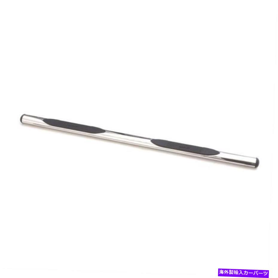 Nerf Bar Lund 23510546楕円形のストレートナーフバー、4インチ、ポリッシュ、GMクルーキャブ LUND 23510546 Oval Straight Nerf Bars, 4in, Polished, GM Crew Cab【並行輸入品】