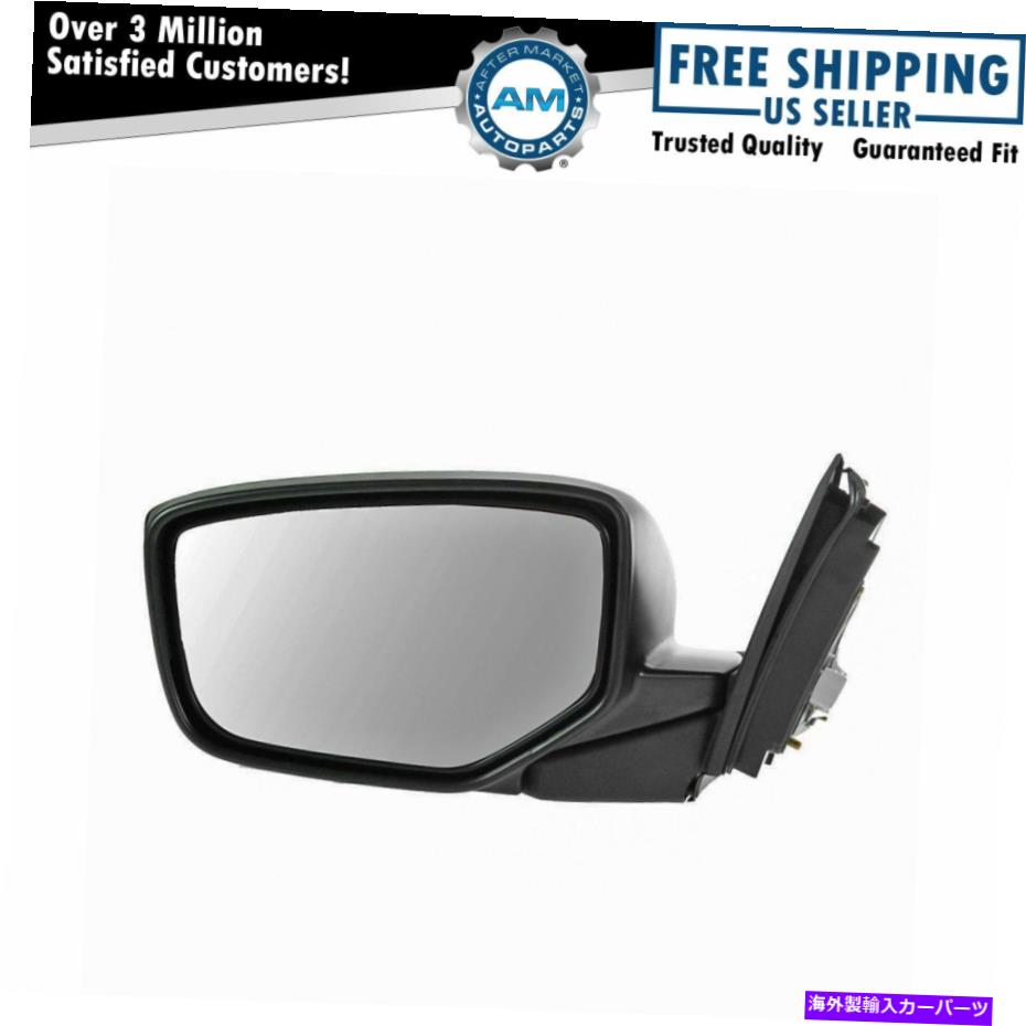 USミラー サイドビューミラーパワースムースブラックドライバーは08-12ホンダアコードクーペに左lh Side View Mirror Power Smooth Black Driver Left LH for 08-12 Honda Accord Coupe【並行輸入品】