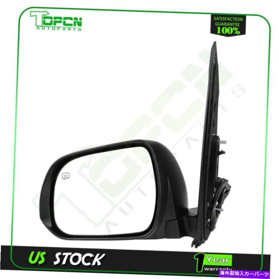 USミラー 2011年から2017年のドアミラーのパワー滑らかな黒いトヨタシエナドライバーサイド Door Mirror Power Heated Smooth Black For 2011-2017 Toyota SIENNA Driver Side【並行輸入品】 38,396円