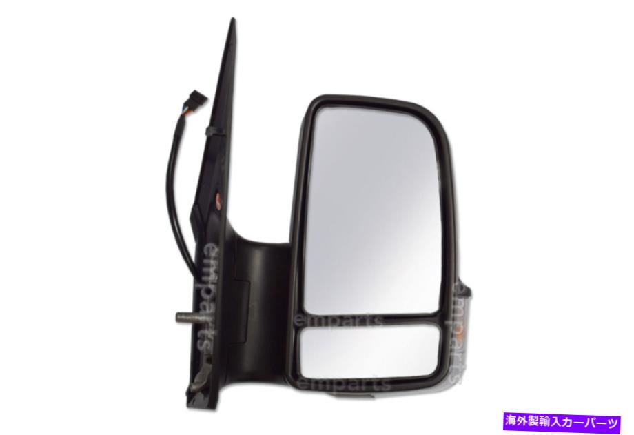 USミラー VWクラフターフルドアウィングミラーマニュアルブラックショートアームO/S 2006 2018 VW Crafter Full Door Wing Mirror Manual Black Short Arm O/S 2006 2018【並行輸入品】