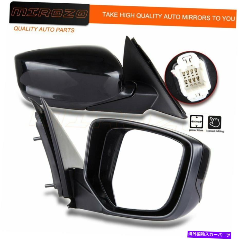USミラー ミロゾパワーサイドビューミラー旅客RH 2008-2012ホンダアコードセダン MIROZO Power Side View Mirror Passenger RH For 2008-2012 Honda Accord Sedan【並行輸入品】