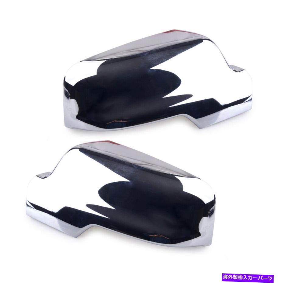 USミラー 19-2021 Dodge Ram 1500 Chrome ABSサイドミラーカバー2xに適合します Fit For 19-2021 Dodge Ram 1500 Chrome ABS Side Mirror Cover 2x【並行輸入品】